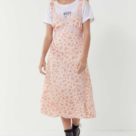 urban outfitters silk dress